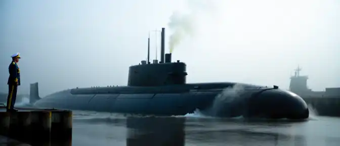 Под взором адмирала: атомный крейсер «Ульяновск» вышел из дока на путь к испытаниям